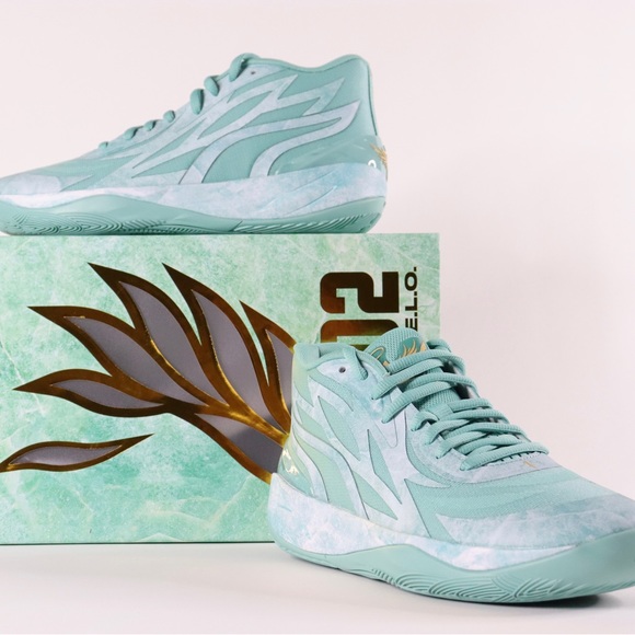 PUMA MB02 LAMELO LUNAR NEW YEAR JADE - Picture 7 of 7